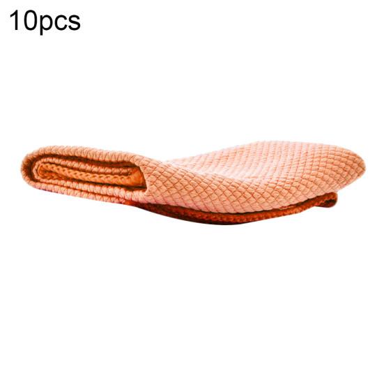 10Pcs Home Kitchen Soft Cleaning Dust Cloth Tableware Dish Car Washing Rag Towel Sale Goods