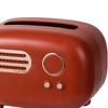 Retro Tissue Box Holder, Home Livingroom Dispenser, Radio Shape Top Groove Napkin Storage