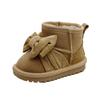Winter Korean Style Warm Cotton Boots Cute Bow Cotton Shoes Plus Velvet Thick Snow Boots
