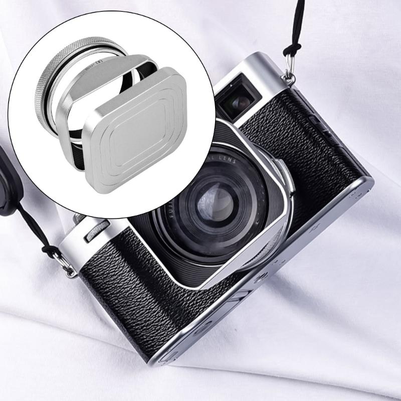 Paraluci Quadrati in Lega di Alluminio per Fotocamere X100V X100T/F X100VI Riducono Riflessi e Ghosting Migliorando l'Esperienza Fotografica