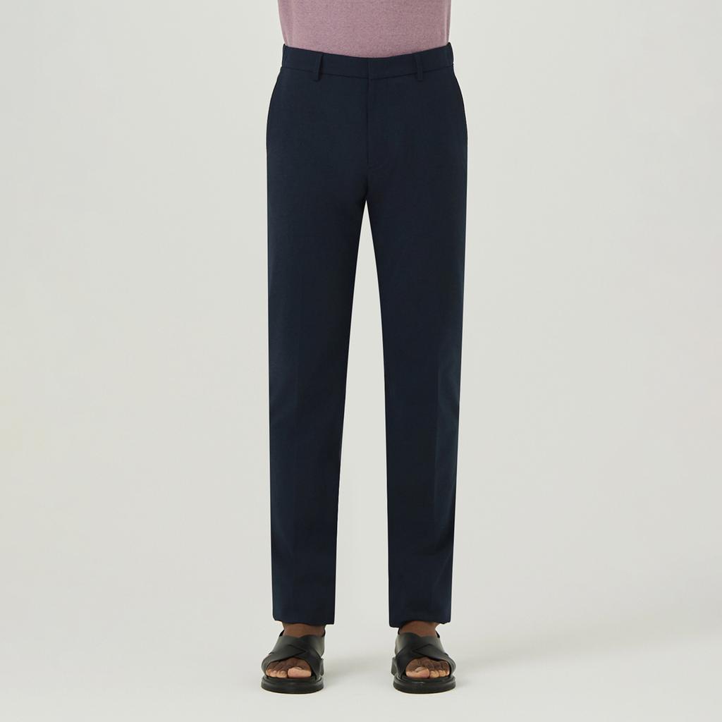 FERRAROMILANO Nylon Blend Slacks Navy (Amsfbps20349)