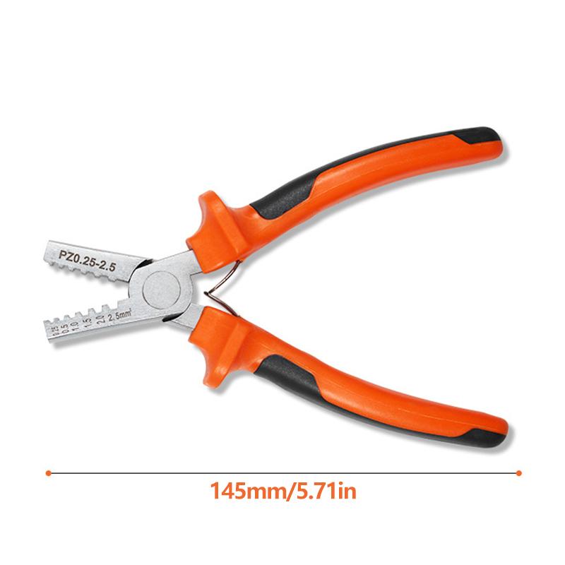 German Style Small Crimping Pliers 0.25-2.5mm Hardware Tools Accessories