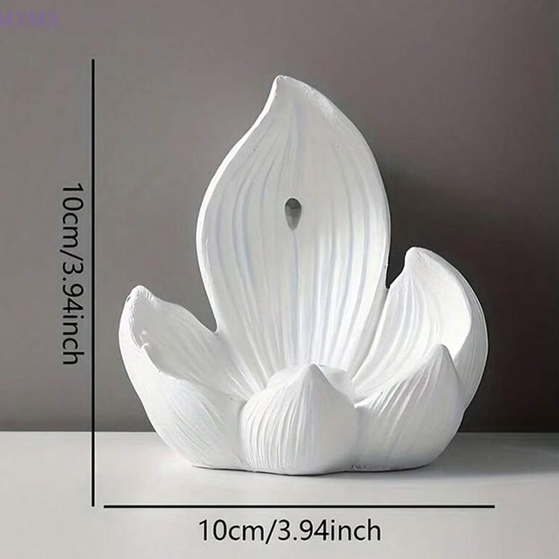 Incense Burner Stick Holder Buddhism Lotus Line Incense Plate Sandalwood Coil Base Temples Yoga Studios Home Decoration