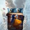 Luxurious 3d Bed Sheet Set Modern Simple Polyester Fiber Full Size For Comfortable Sleep