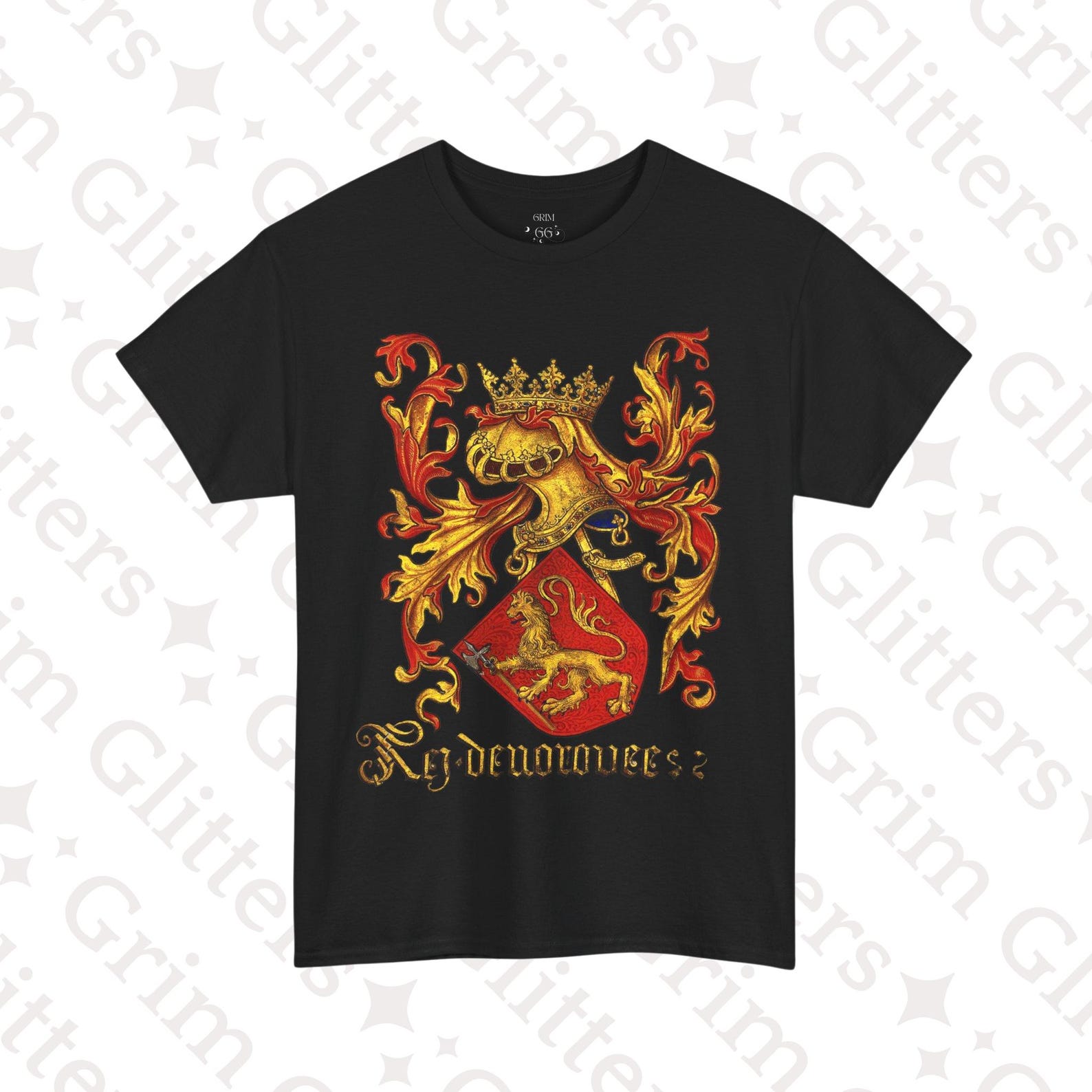 King of Norway T-Shirt: Medieval Heraldry, Norwegian Coat of Arms S