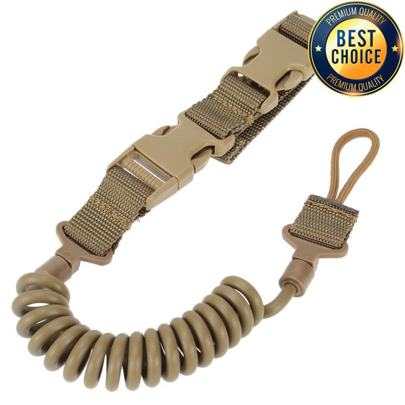 Tactical Two Point Rifle Sling Lanyard Spring Multipurpose Gun Rifle Sling Strap Pistol Shooting Shotgun Accessories