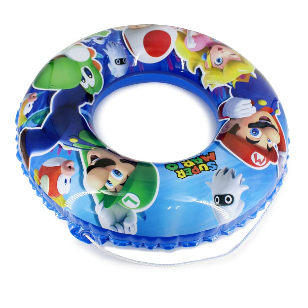 Super 70cm Swim Pool Accessory Mario, Luigi, Yoshi, Ring,
