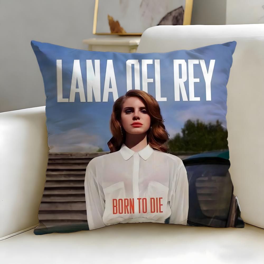 Populära sångerskan Lana Del Rey Kuddfodral Mjukt & Lätt att Tvätta Örngott – Mångsidigt för Soffa, Säng, Resa och Kontor