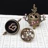 Mini Pflaumenblüten Glücks-Räuchergefäß Metall Lotus Räuchergefäß Schale Räucherstäbchenhalter mit Griff Yoga Meditation Heimdeko