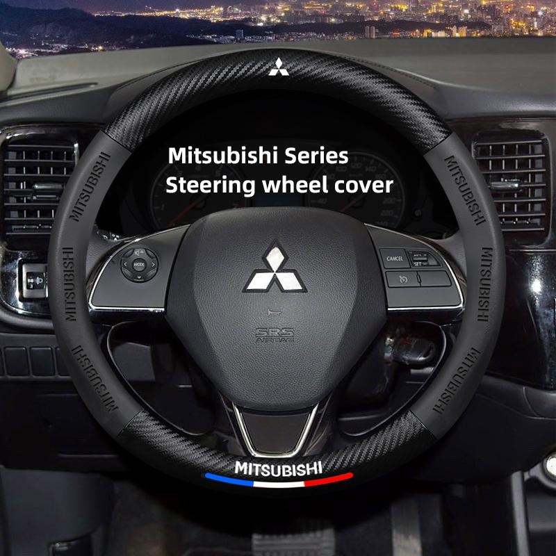 Mitsubishi Exclusive 3D Embossed Anti Slip Steering Wheel Cover For Mitsubishi Xforce ASX L200 Eclipse Cross Outlander Xpander