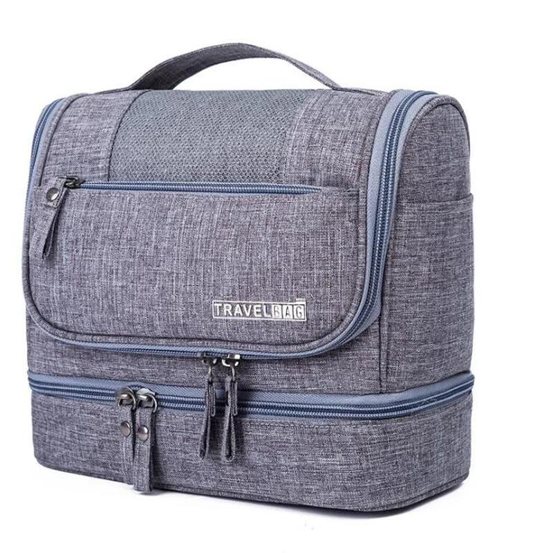 Practical Fashion Cloth Travel Folding Wash Toiletry handbag Women Make Up Cosmetic Case Organizer
