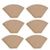 100PCS Coffee Filter Paper Disposable Coffee Drip Paper Natural Wood Pulp Coffee Strainer Paper for 2‑4 Cups