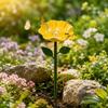 Ornamental Horticulture Bee Butterfly Watering Station Flower Shape Bird Bath  Wildlife Garden