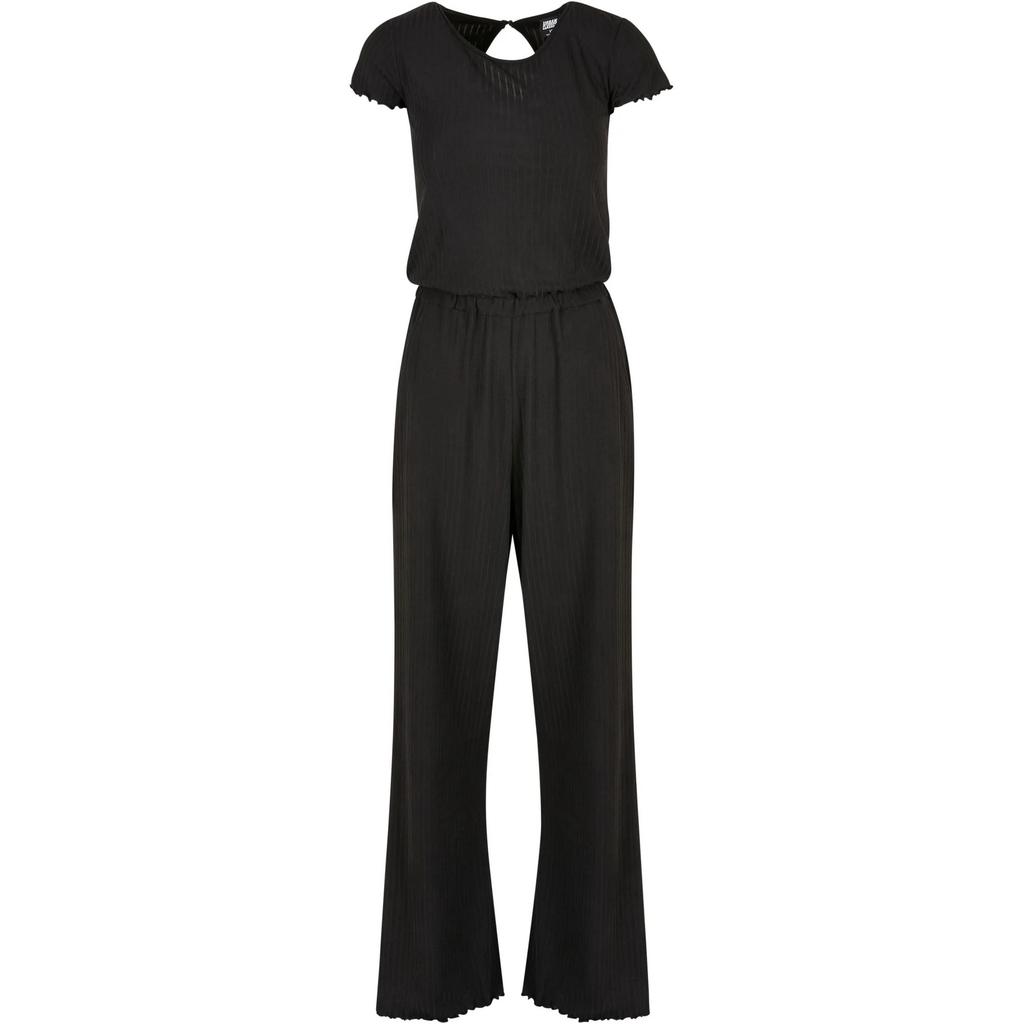 Urban Classics Womens/Ladies Ribbed Wide Leg Jumpsuit