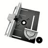 Woodworking Router Table Insert Plate Aluminum Alloy Router Metal Router Table Plate Metal Router System Kit Woodworking Tools