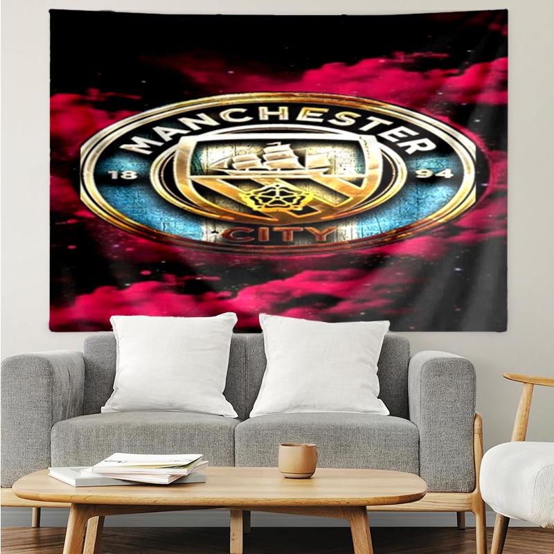 City Football Club Printed Printed Tapestry, for Bedroom,Livingroom, dormitory, Large Wall Decor, Fabric Decor Fan Birthday Gifts