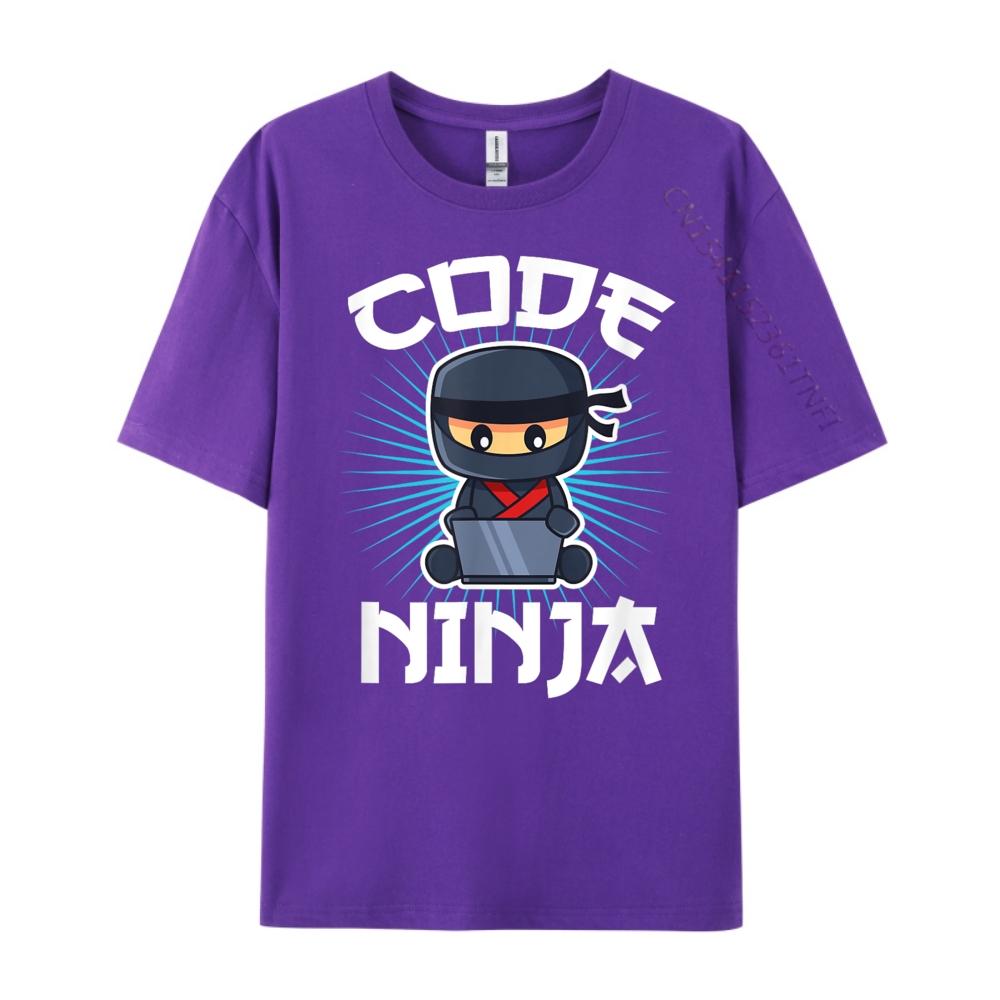 Code Ninja Programmer Coder Computer Programming Coding Luxury T Shirt Woman Mens TShirts Easter Sunday