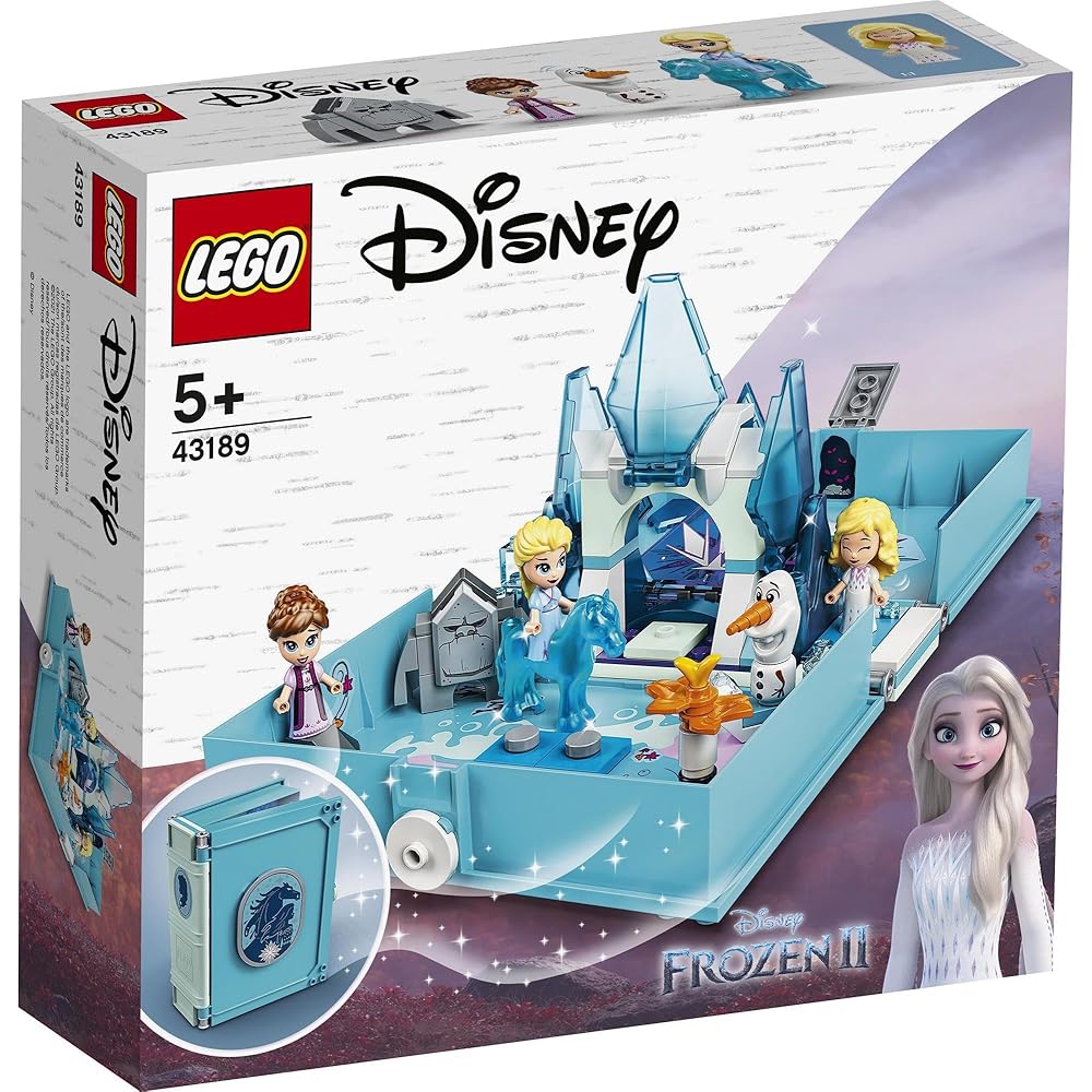LEGO Disney Princess Frozen 2 Elsa and Anna Storybook Building Set Toy for Girls 5 Years and Up