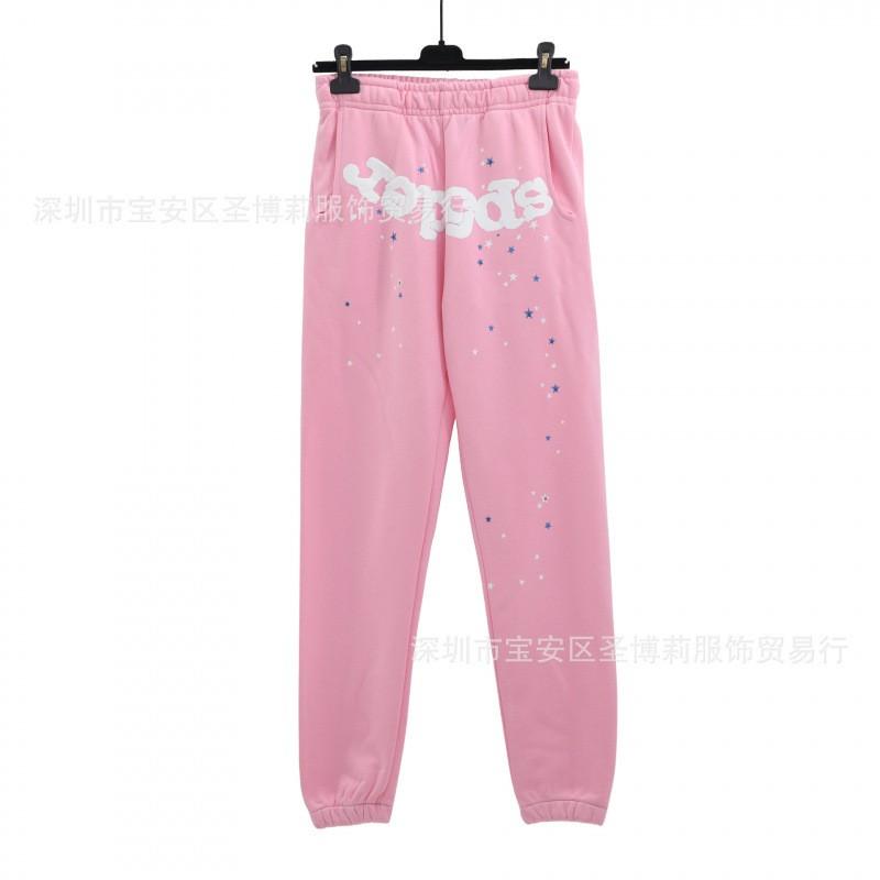 Sp5der Hoodie Unisex Oversized Cotton Pullover With Foil Letter Print Fall Casual Streetwear