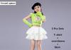 Hip Hop Mädchen Süßigkeiten Crop Top Street Dance Stufenröcke Kinder Süßes Streetwear Kind Jazz Cheerleader Kostüme Kleidung Sets