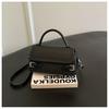 Small Square-shaped Fashionable Handbag, Single Shoulder Crossbody Bag