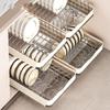 Kitchen Cabinet Pull-Out Dish Drying Organizer