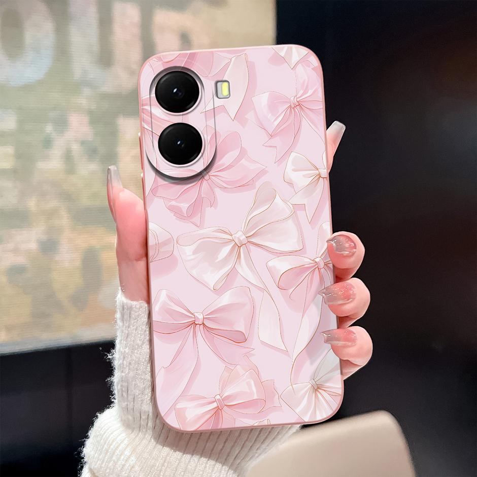 Case For Xiaomi Poco X7 X8 Pro Max Beautiful Bowknot Flower Anti-Fingerprint Unique Phone Cover For PocoX7Pro PocoX8ProMax Coque