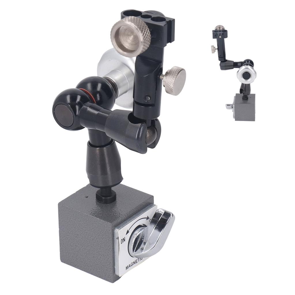Test Gauge Mount Multifunctional Easy Movement Magnetic Base Stand Lightweight Simple Structure for Workpiece Measurement