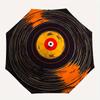 Vibrant Vinyl: Retro Record Art PrintUmbrella, Portable 3-Fold Umbrella for Men & Women,Christmas Gift ES123