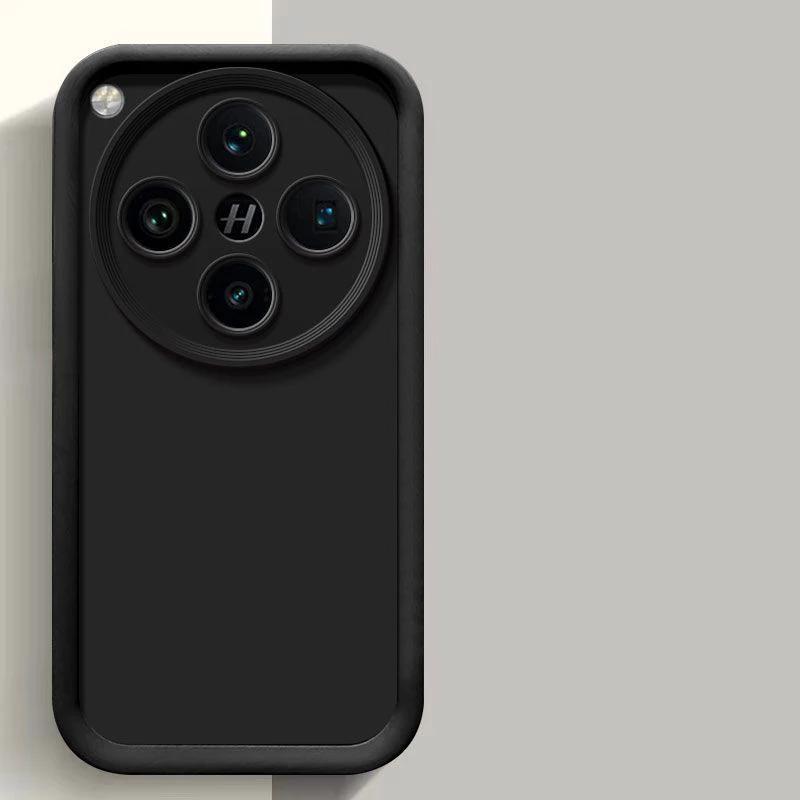 

Матовый мягкий силиконовый чехол для OPPO Find X8 Pro, защита объектива камеры, полный пакет, противоударный чехол для Find X7 Ultra X6 X5 Pro For Find X8 Pro чёрный