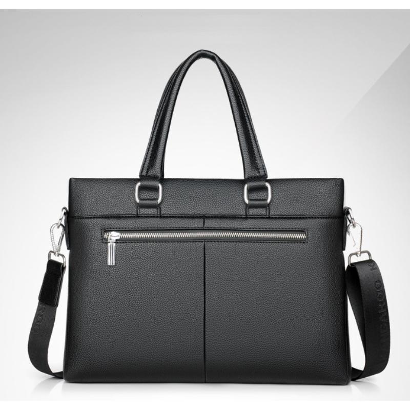 Men's Bag Handbag Soft Leather Large-capacity Casual Business Shoulder Bag Messenger Business Briefcase Men
