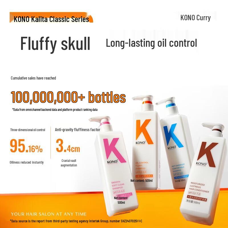 KONO Shampoo Set (Light Oil Control & Smooth Softening)