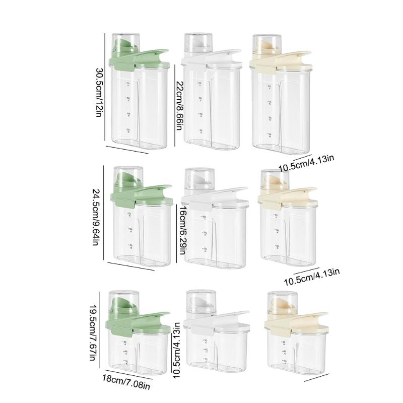 Convenient Food Organizer Clear Plastic Rice Bin with Sealed Rings for Dry Goods Rice Bucket for Household Kitchen Use