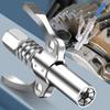 10000 PSI Grease Gun Coupler Double Handle Grease Nozzle Repair Car Syringe Lubricant Tip  Car