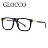 TR90 Big Square Reading Glasses For Men Blue Light Blocking Transparent Presbyopia Glasses Lightweight Durable