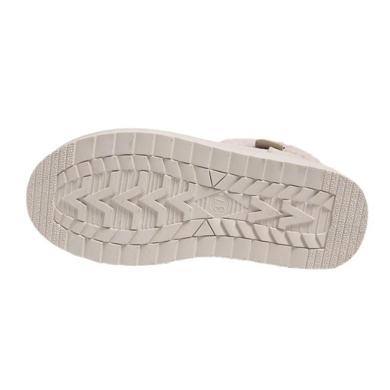 Thick-soled Snow Boots, Women's Flat Anti-slip One-foot Cotton Shoes, Short Shoes, Student Boots