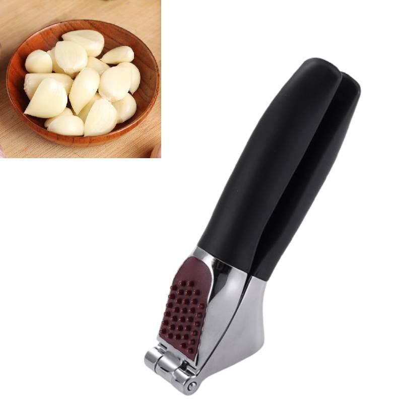 Grips Press Garlic Kitchen Tools Grip Handle Removable Press Plate Easy Clean