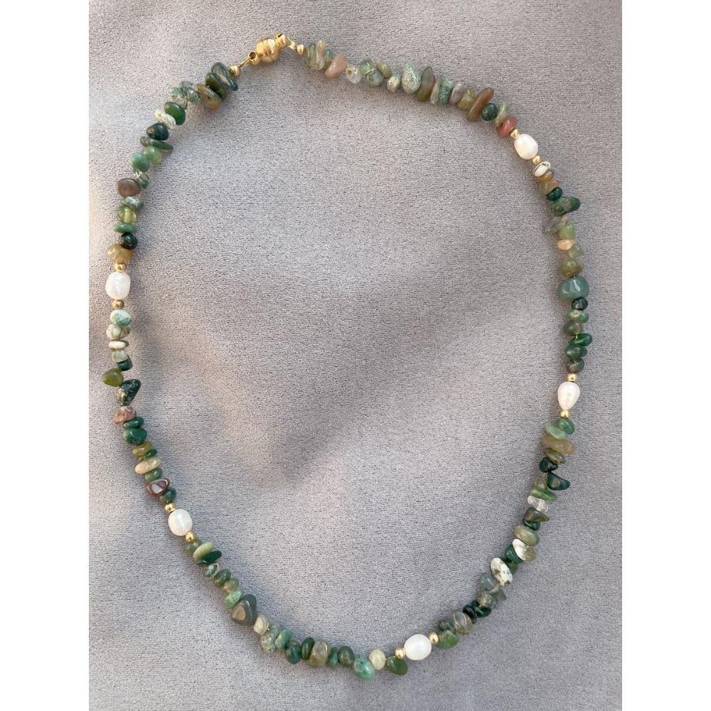 Feeling Spar Mix and Match Armband Natur Süßwasserperlen Armband Reisetrend Matching