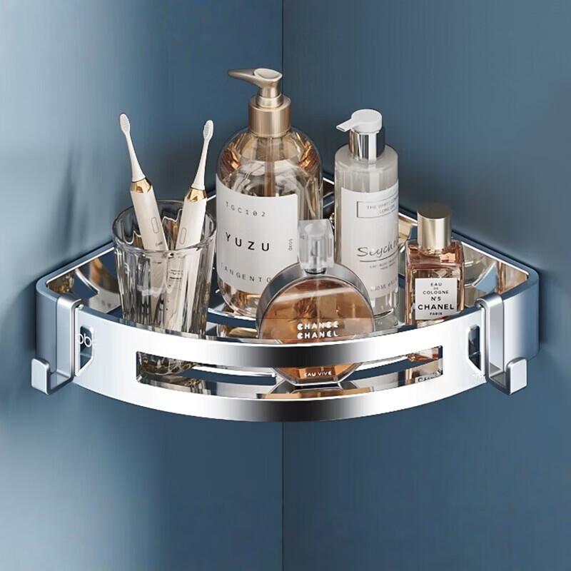 Угловая полка для ванной из нержавеющей стали