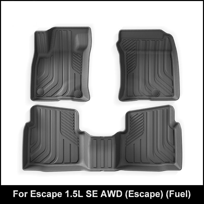Full Coverage TPE Floor Mats for 2020-2024 Ford Escape