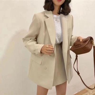Neu Weiblichen Mantel Anzug Farbe Medium Lange Freizeit Baita
