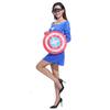 Halloween Cosplay Costume, Avengers Captain Heroine, Female Adult