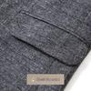 Men's Business Casual Mid-Length Wool Blend Overcoat