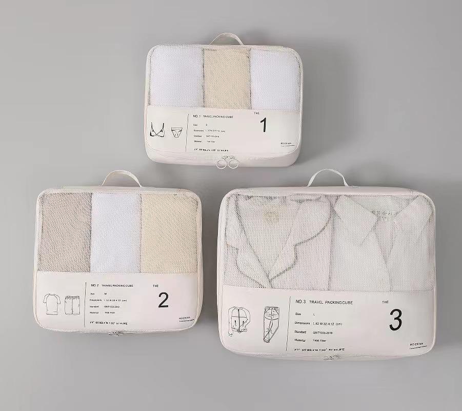 

Luggage Organizer Bags for Travel Premium Packing Cubes for Suitcase in Various Sizes Waterprooof Shoes Bag Women