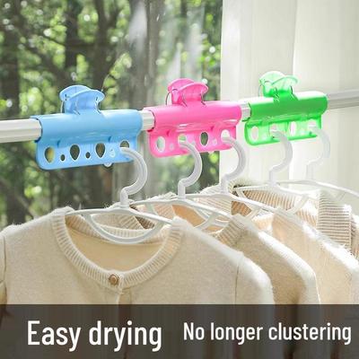 Windproof Large Clip Clothesline Hanger with Strong Fixation & Free Shipping