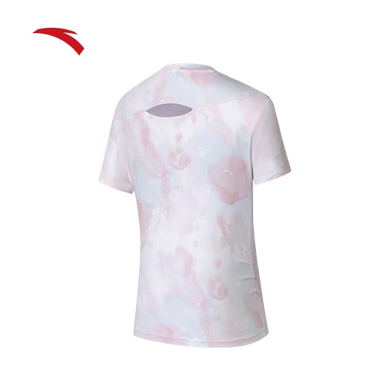Anta Women's Slim Fit Modal Blend Printed T-Shirt