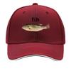 Fih Fish Meme Graphic Sandwich Baseball Cap Sun Cap Outdoor Workouts Hat
