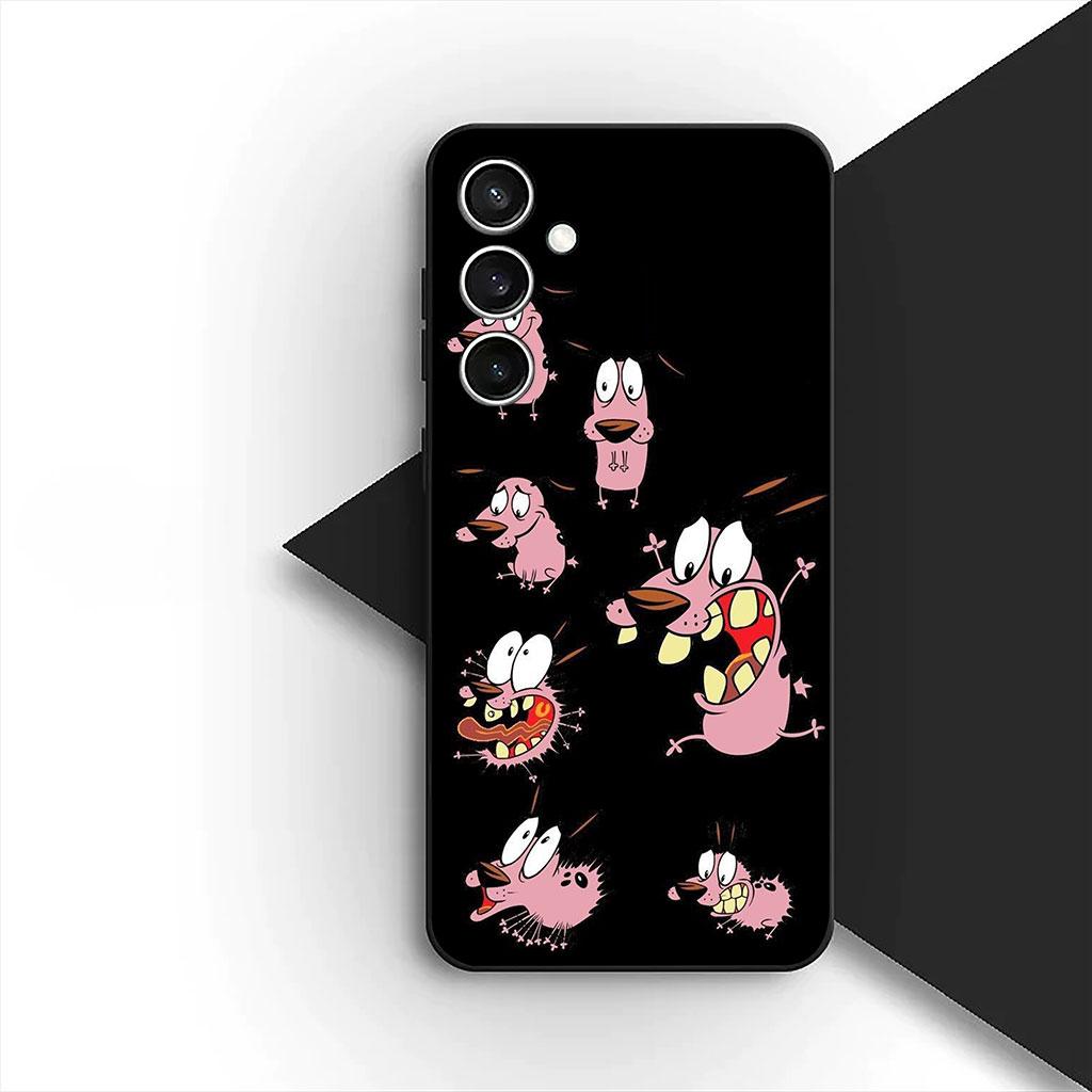 Phone Cover for Apple iPhone 17 Air 12 13 Pro Max Mini ProMax 7 + 8 Plus 7+ 8+ Soft Case Anime C-Courages C-Cowardlys Dog