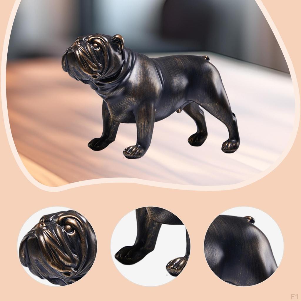 Statue Decorative Figurine Art Crafts Collectible, Tabletop Ornament, Animal Sculpture for Bookshelf