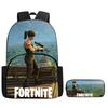 Fortnite Large Capacity Backpack Pencil Case Set - Cartoon Gaming School Supplies for Kids 5-8 Years, Unisex Gift